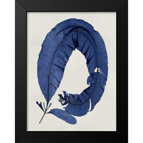 Sea Life - Indigo I Black Modern Wood Framed Art Print by Miller, Melonie