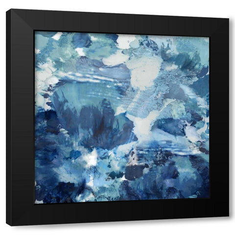 Dynamic II Black Modern Wood Framed Art Print with Double Matting by Garcia, Mimi
