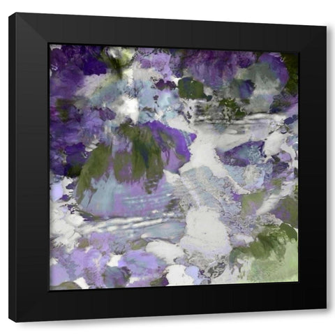 Dynamic IV Black Modern Wood Framed Art Print by Garcia, Mimi