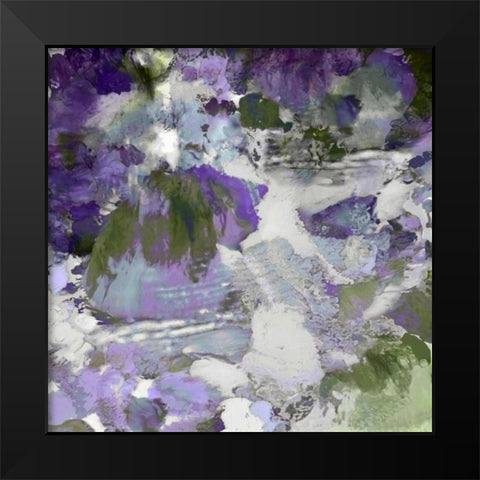 Dynamic IV Black Modern Wood Framed Art Print by Garcia, Mimi