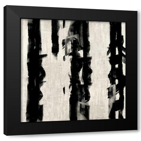 Here and Now III Black Modern Wood Framed Art Print by Hansen, Max