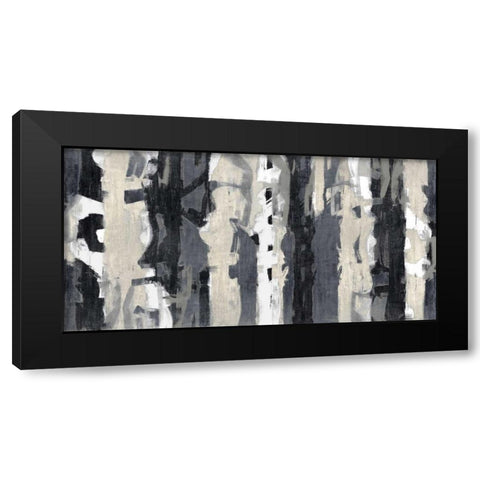 Crossroads Black Modern Wood Framed Art Print with Double Matting by Hansen, Max