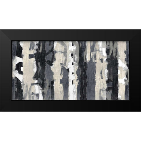Crossroads Black Modern Wood Framed Art Print by Hansen, Max
