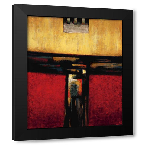On the Edge I Black Modern Wood Framed Art Print by Hansen, Max