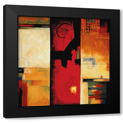 The Divide I Black Modern Wood Framed Art Print by Hansen, Max