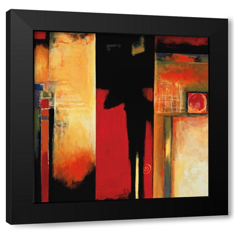 The Divide II Black Modern Wood Framed Art Print with Double Matting by Hansen, Max