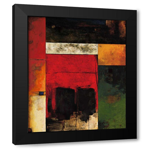 Journey II Black Modern Wood Framed Art Print with Double Matting by Hansen, Max