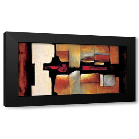Equinox Black Modern Wood Framed Art Print with Double Matting by Hansen, Max
