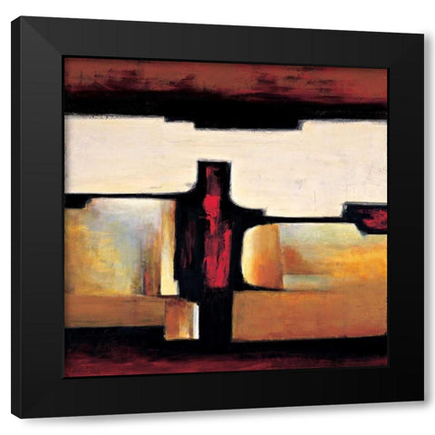 Internal Affairs I Black Modern Wood Framed Art Print with Double Matting by Hansen, Max