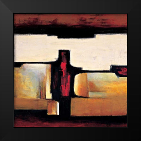 Internal Affairs I Black Modern Wood Framed Art Print by Hansen, Max