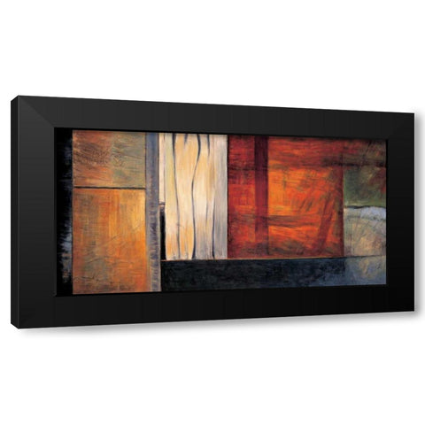 Global Perspective I Black Modern Wood Framed Art Print with Double Matting by Hansen, Max