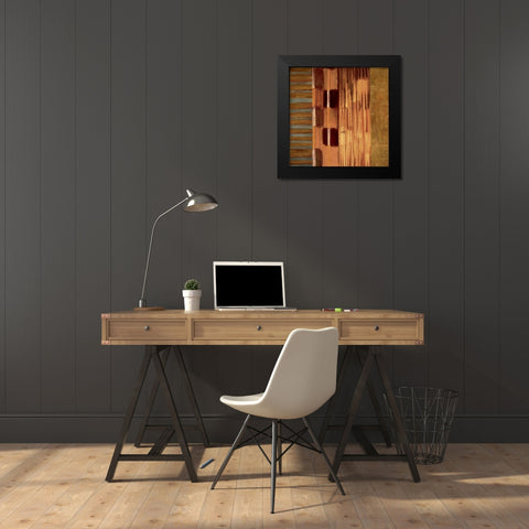 Juxtapose I Black Modern Wood Framed Art Print by Hansen, Max