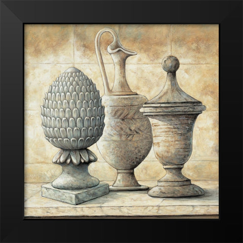 Golden Classic II Black Modern Wood Framed Art Print by Garnier, Michael