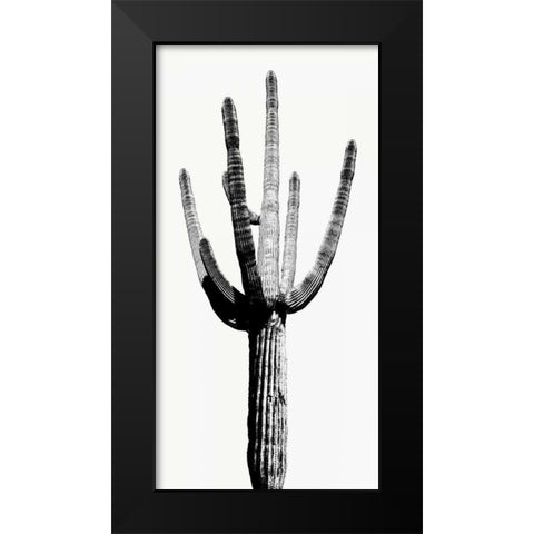 Saguaro Black and White I Black Modern Wood Framed Art Print by Jensen, Mia
