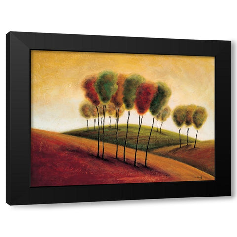 A New Morning I Black Modern Wood Framed Art Print with Double Matting by Klung, Mike