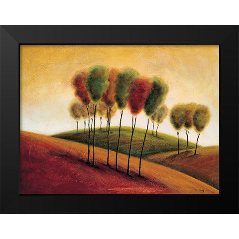 A New Morning I Black Modern Wood Framed Art Print by Klung, Mike