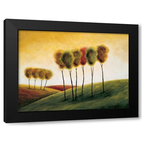 A New Morning II Black Modern Wood Framed Art Print by Klung, Mike