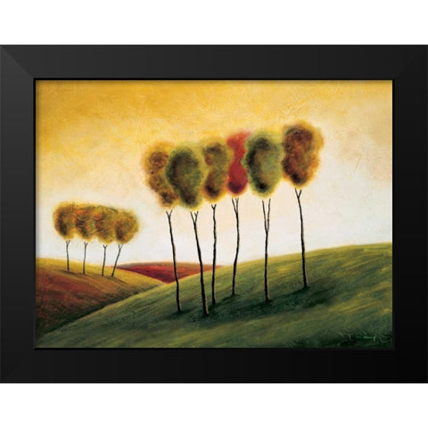 A New Morning II Black Modern Wood Framed Art Print by Klung, Mike