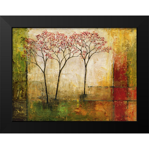 Morning Luster II Black Modern Wood Framed Art Print by Klung, Mike