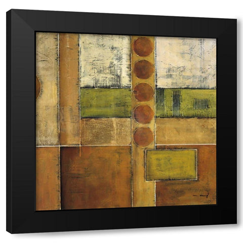 Diversity I Black Modern Wood Framed Art Print by Klung, Mike