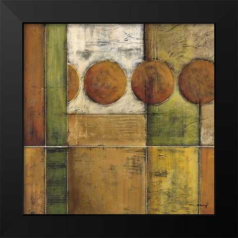 Diversity II Black Modern Wood Framed Art Print by Klung, Mike