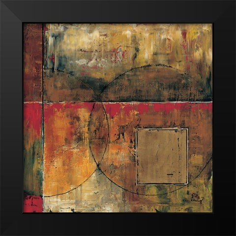 Motion II Black Modern Wood Framed Art Print by Klung, Mike