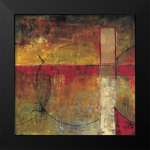 Motion I Black Modern Wood Framed Art Print by Klung, Mike