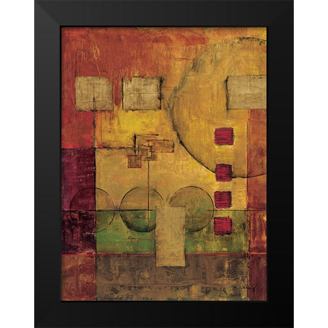 Journey I Black Modern Wood Framed Art Print by Klung, Mike