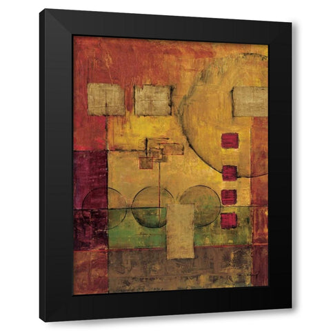 Journey I Black Modern Wood Framed Art Print by Klung, Mike
