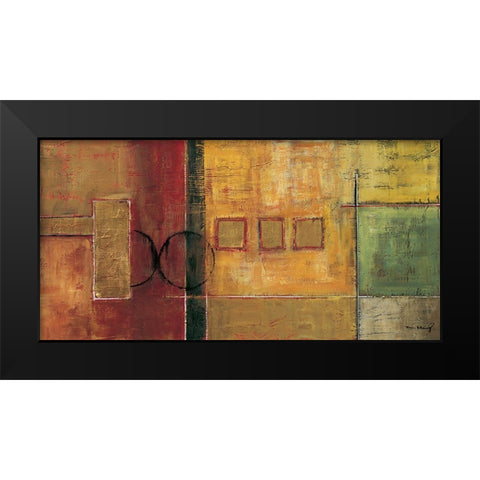 Harmony I Black Modern Wood Framed Art Print by Klung, Mike