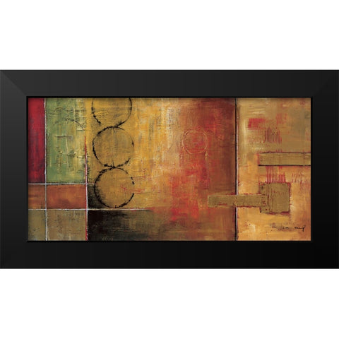 Harmony II Black Modern Wood Framed Art Print by Klung, Mike