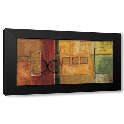 Harmony I Black Modern Wood Framed Art Print by Klung, Mike