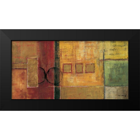 Harmony I Black Modern Wood Framed Art Print by Klung, Mike
