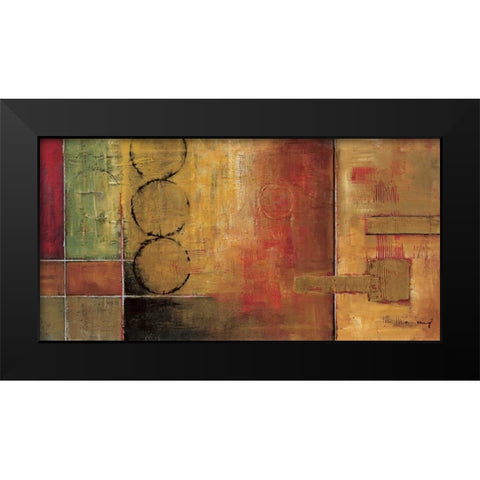 Harmony II Black Modern Wood Framed Art Print by Klung, Mike