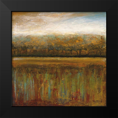 Early Days I Black Modern Wood Framed Art Print by Klung, Mike
