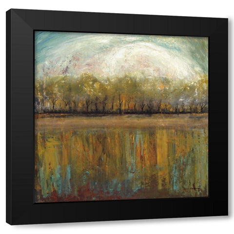 Early Days II Black Modern Wood Framed Art Print with Double Matting by Klung, Mike