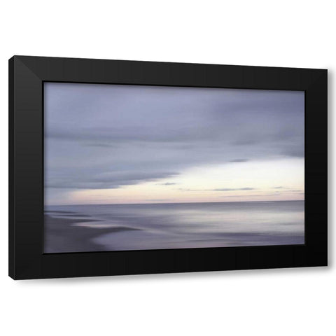 Calm on the Water Black Modern Wood Framed Art Print with Double Matting by Olsen, Maggie