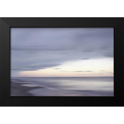 Calm on the Water Black Modern Wood Framed Art Print by Olsen, Maggie