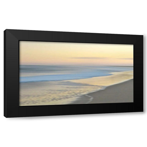 Pastel Horizon Black Modern Wood Framed Art Print by Olsen, Maggie