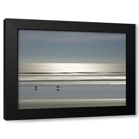 Partners Black Modern Wood Framed Art Print by Olsen, Maggie