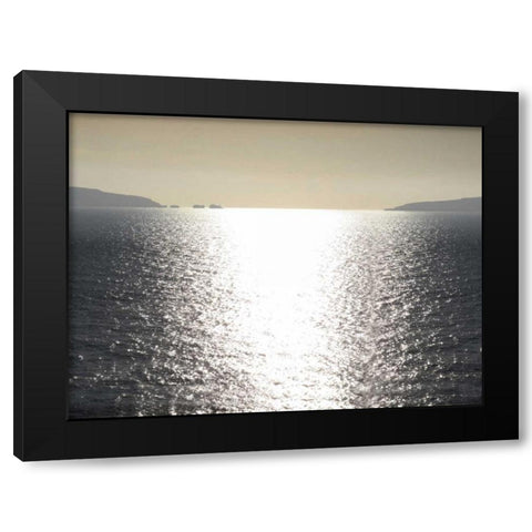 Sunlight Reflection Black Modern Wood Framed Art Print with Double Matting by Olsen, Maggie