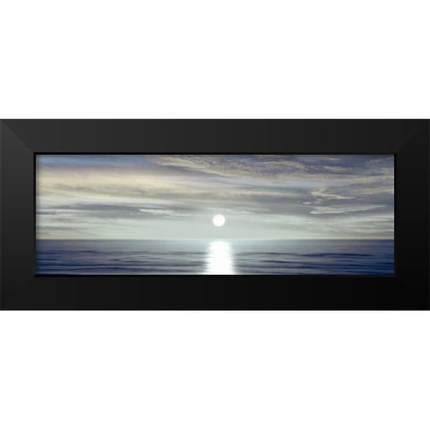 Sunlit Horizon II Black Modern Wood Framed Art Print by Olsen, Maggie