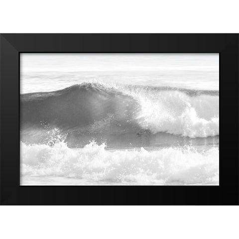 Wave I Black Modern Wood Framed Art Print by Olsen, Maggie