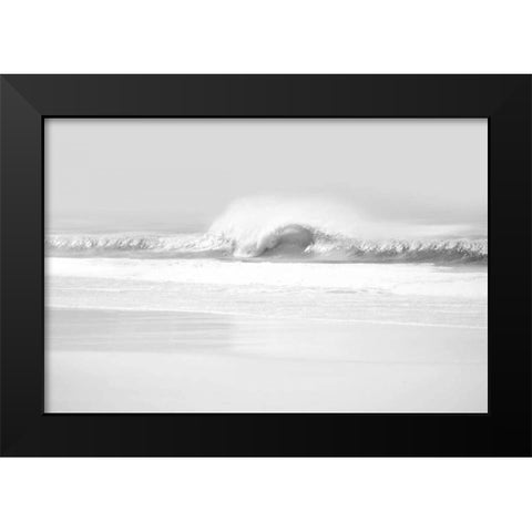 Wave II Black Modern Wood Framed Art Print by Olsen, Maggie
