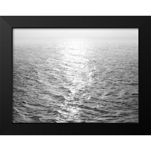 Open Sea II Black Modern Wood Framed Art Print by Olsen, Maggie
