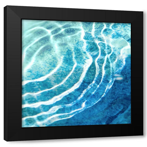 Ripple Reflection II Black Modern Wood Framed Art Print with Double Matting by Olsen, Maggie