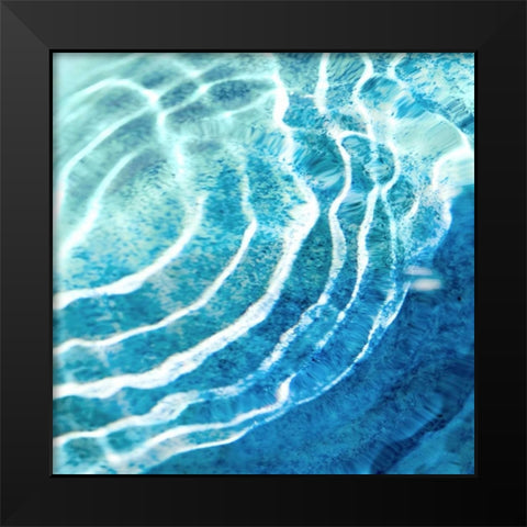 Ripple Reflection II Black Modern Wood Framed Art Print by Olsen, Maggie