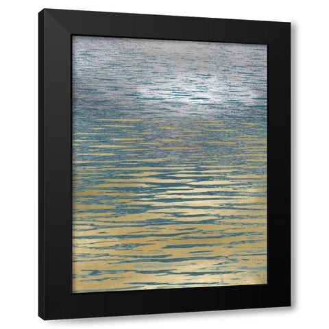 Ocean Current Reflection II Black Modern Wood Framed Art Print by Olsen, Maggie