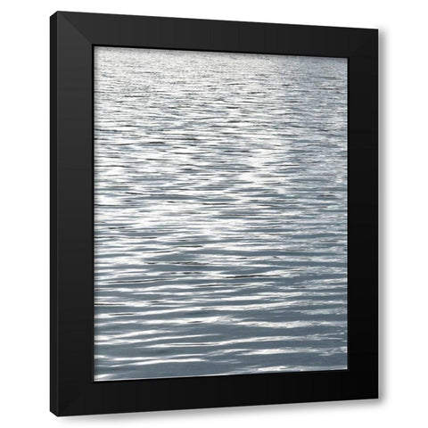 Ocean Current I Black Modern Wood Framed Art Print by Olsen, Maggie