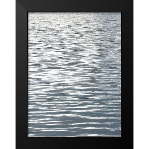 Ocean Current I Black Modern Wood Framed Art Print by Olsen, Maggie